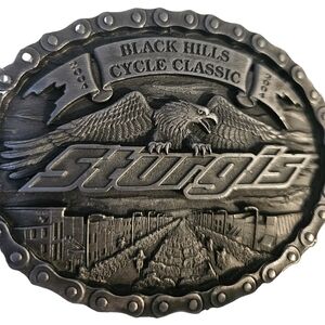 🏍 2004 Sturgis Black Hills Cycle Classic Motorcycle Rally Belt Buckle